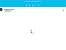 Tablet Screenshot of metalfinishgroup.com